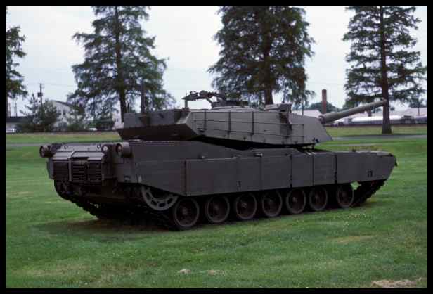 The original U.S. Army XM1 Chrysler prototype main battle tank