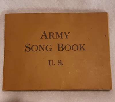 The Army Song Book from World War 1