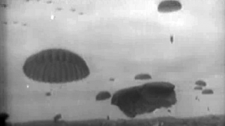 First Combat Jump During Korean War (187th Regt.) paratrooper airborne operations